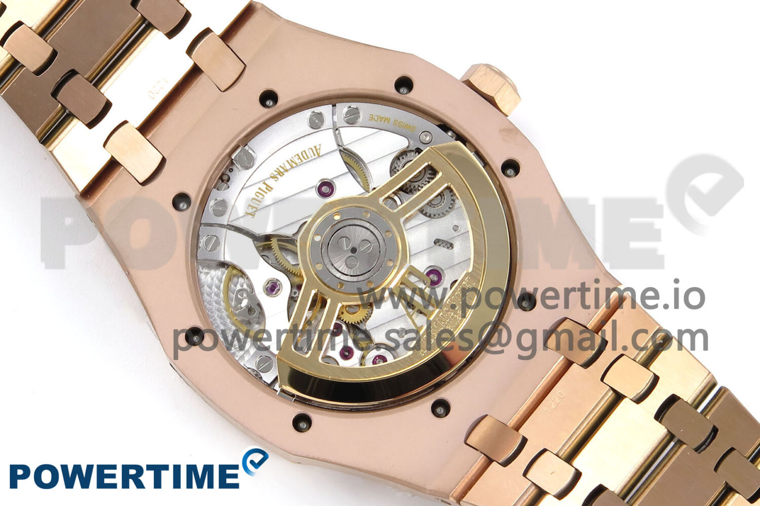 Royal Oak 15510 RG APSF 1:1 Best Edition Blue Dial on RG Bracelet SA4302 Super Clone V2 (SW Dial) - Image 13