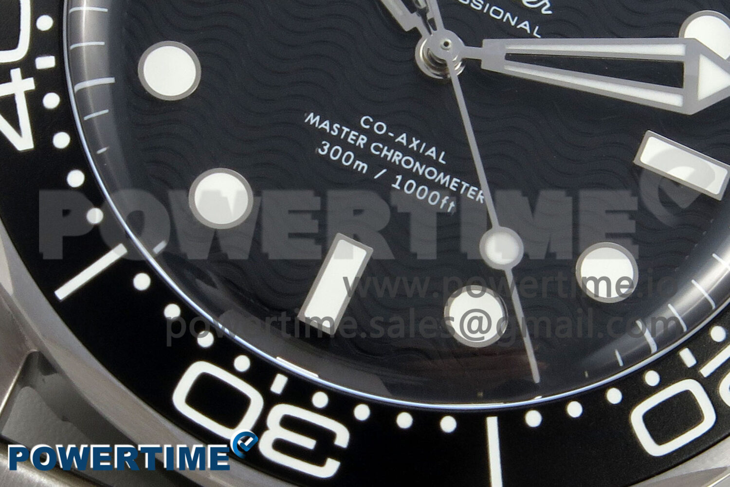 Seamaster 300M 42mm SS VSF Best Edition Black Dial On Mesh Bracelet A8806 - Image 5