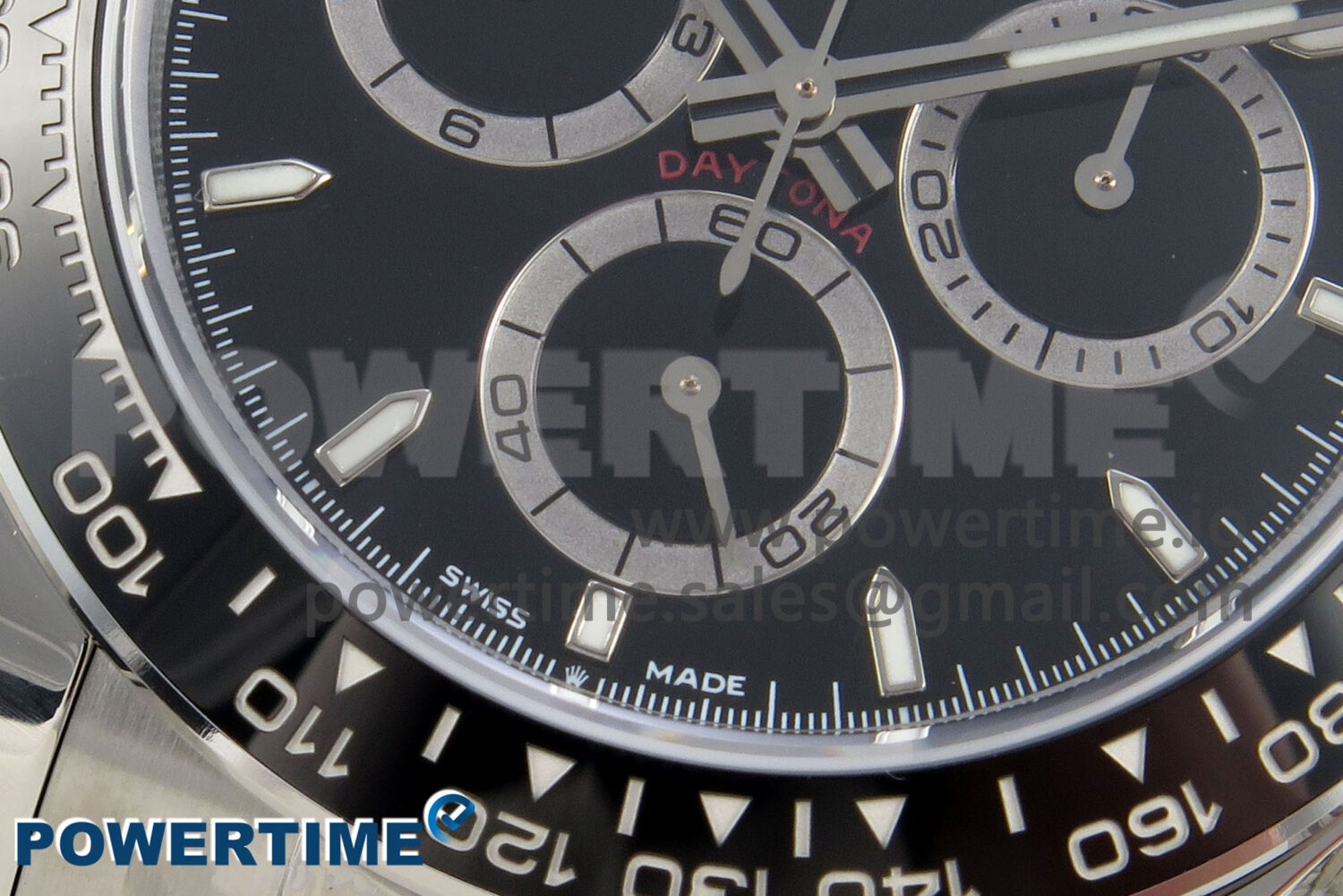 Daytona 126500 Clean 1:1 Best Edition 904L SS Case and Bracelet Black Dial DD4131 - Image 5
