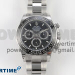 Daytona 126500 SS Clean Plus 1:1 Best Edition Black Dial on Oyster Bracelet DD4131