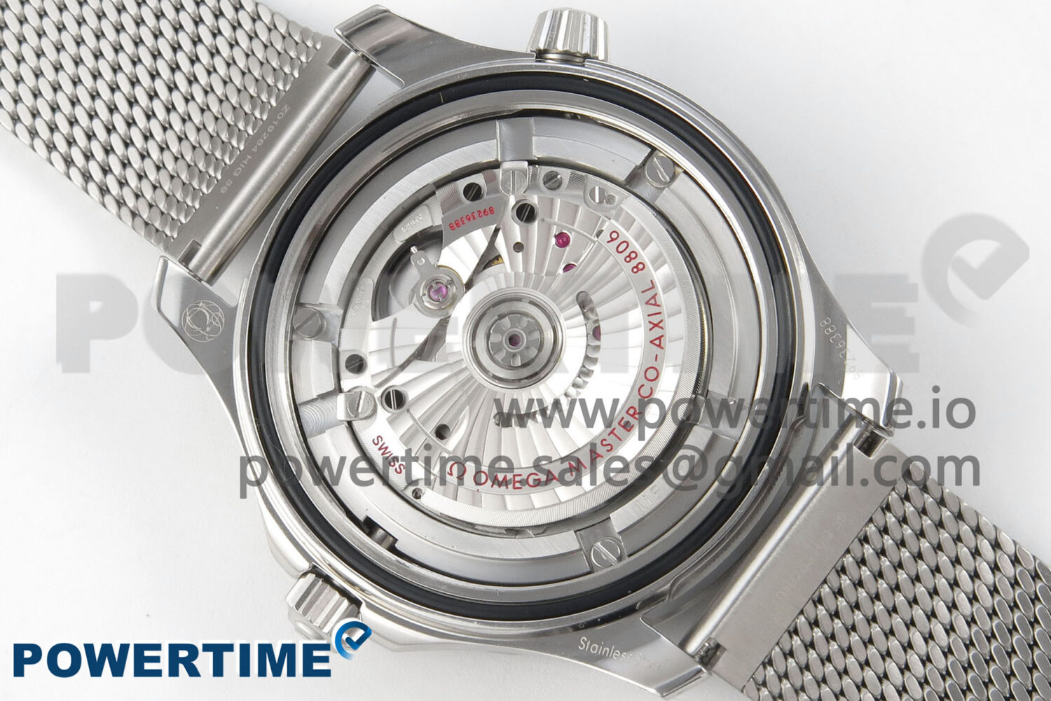 Seamaster 300M 42mm SS VSF Best Edition Black Dial On Mesh Bracelet A8806 - Image 8