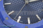 Royal Oak 41mm 15500 APSF 1:1 Best Edition Blue Dial on Blue Ceramic Bracelet SA4302 Super Clone - Image 5