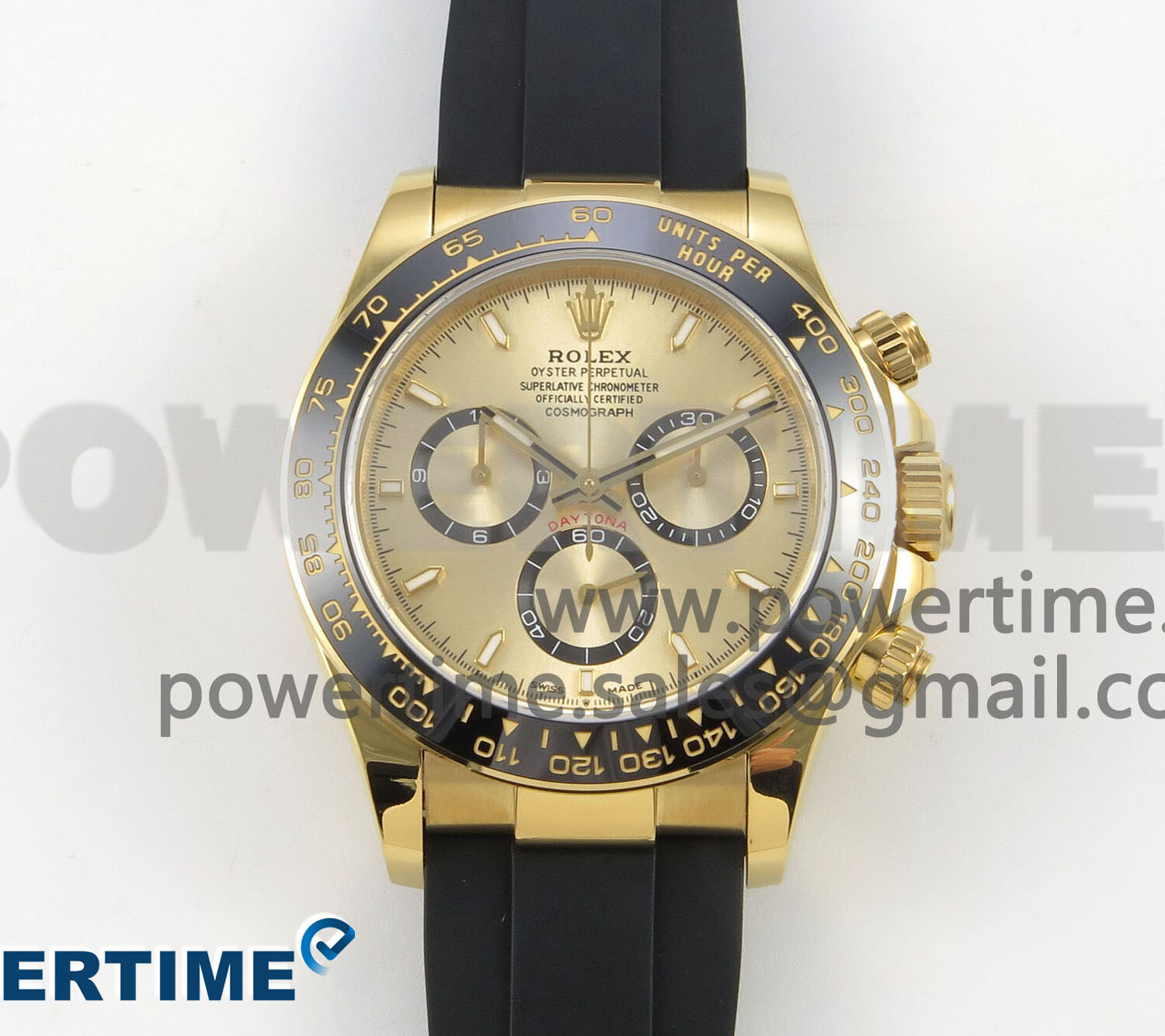 Daytona 126518 YG Clean 1:1 Best Edition YG Dial on Oysterflex Strap DD4131