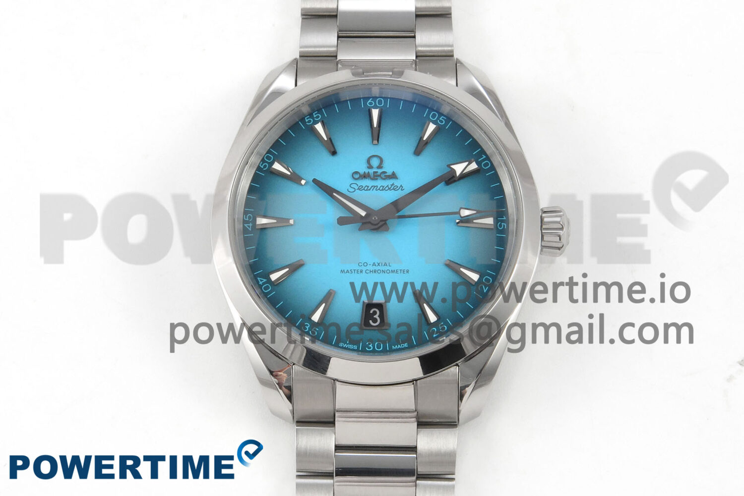 Seamaster 150M SS VSF 1:1 Best Edition Turquoise Blue Dial on SS Bracelet A8900 Super Clone - Image 1
