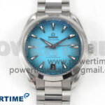 Seamaster 150M SS VSF 1:1 Best Edition Turquoise Blue Dial on SS Bracelet A8900 Super Clone