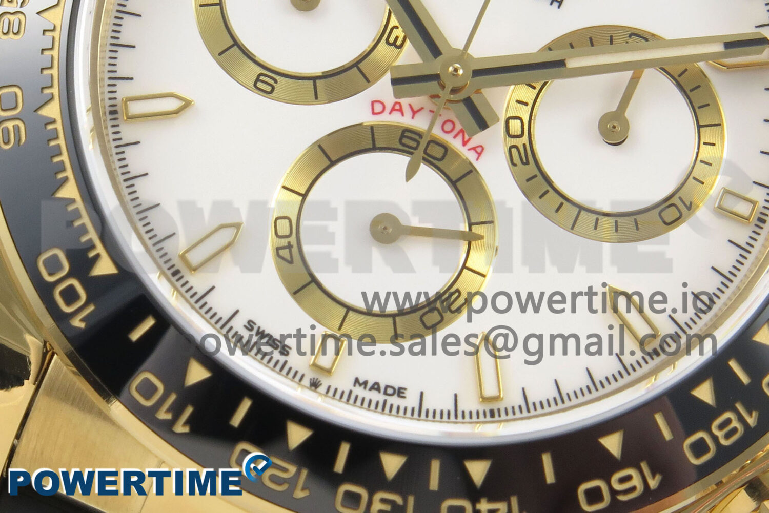 Daytona 126518 Clean YG 1:1 Best Edition White Dial on Oysterflex Rubber Strap DD4131 - Image 5