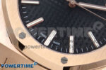 Royal Oak 15510 RG APSF 1:1 Best Edition Black Dial on RG Bracelet SA4302 Super Clone V2 (SW Dial) - Image 5