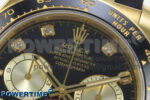 Daytona 126518 YG Clean 1:1 Best Edition 904L Black/YG Diamond Dial on Oysterflex Rubber Strap DD4131 - Image 4