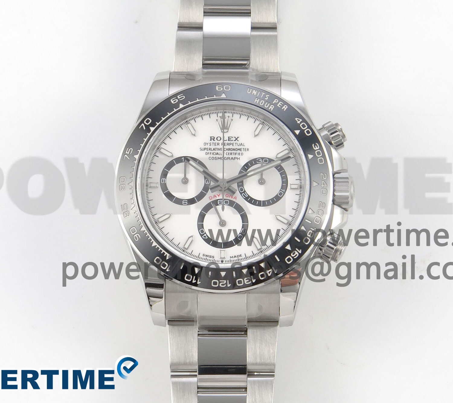 Daytona 126500 Panda Clean 1:1 Best Edition 904L SS Case and Bracelet White Dial DD4131