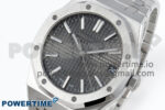 Royal Oak 15510 SS APSF 1:1 Best Edition Gray Dial on SS Bracelet SA4302 Super Clone V2 (SW Dial) - Image 3