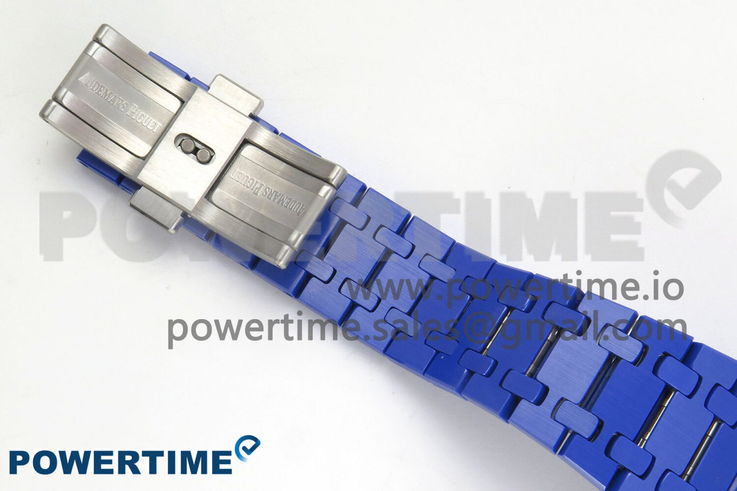 Royal Oak 41mm 15500 APSF 1:1 Best Edition Blue Dial on Blue Ceramic Bracelet SA4302 Super Clone - Image 14
