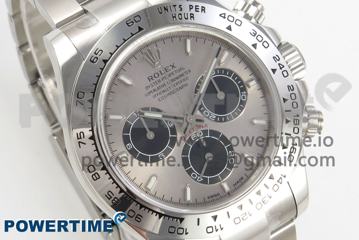 Daytona 126509 904L SS Clean 1:1 Best Edition Gray/Black Dial on 904L SS Bracelet Super Clone DD4131 - Image 2