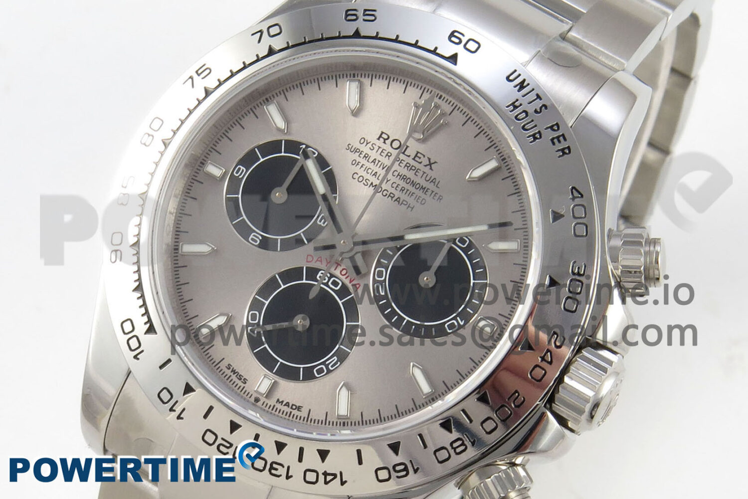 Daytona 126509 904L SS Clean 1:1 Best Edition Gray/Black Dial on 904L SS Bracelet Super Clone DD4131 - Image 3