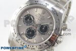 Daytona 126509 904L SS Clean 1:1 Best Edition Gray/Black Dial on 904L SS Bracelet Super Clone DD4131 - Image 3