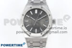 Royal Oak 15510 SS APSF 1:1 Best Edition Gray Dial on SS Bracelet SA4302 Super Clone V2 (SW Dial)