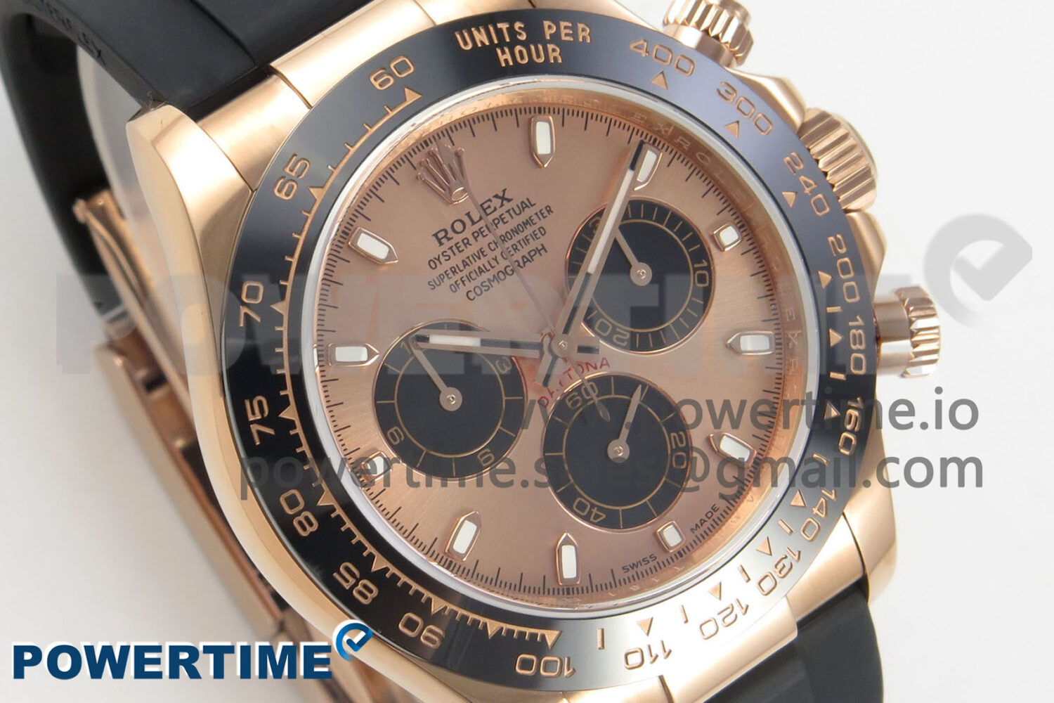 Daytona 116515 QF 1:1 Best Edition RG/Black Dial on Oysterflex Strap SH4130 V11（Gain Weight） - Image 2