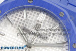 Royal Oak 41mm 15500 APSF 1:1 Best Edition White Dial on Blue Ceramic Bracelet SA4302 Super Clone - Image 4