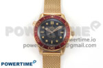 Seamaster 300M Diver Rose Gold VSF 1:1 Best Edition Black Dial on Mesh Bracelet A8806