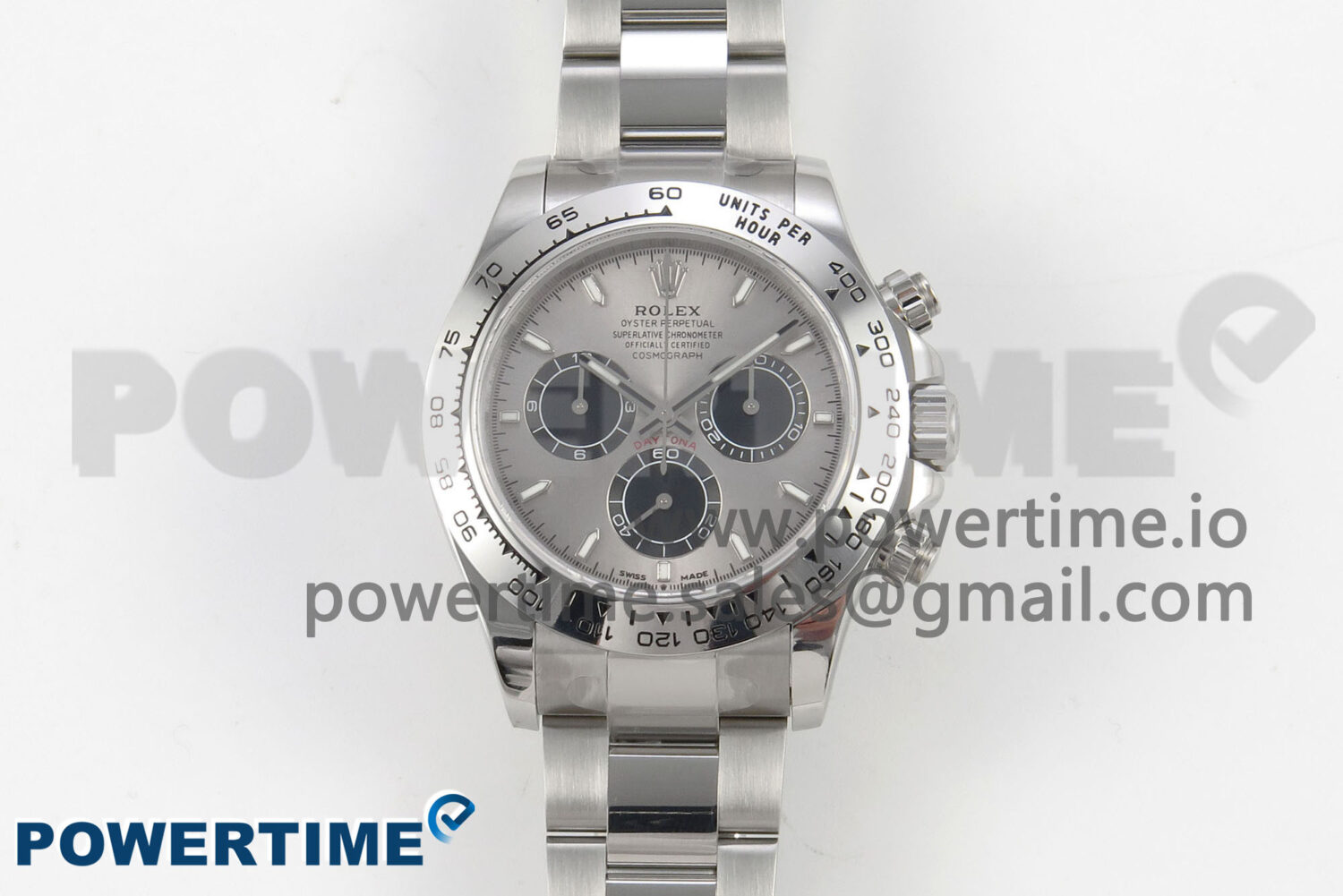 Daytona 126509 904L SS Clean 1:1 Best Edition Gray/Black Dial on 904L SS Bracelet Super Clone DD4131 - Image 1