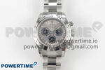 Daytona 126509 904L SS Clean 1:1 Best Edition Gray/Black Dial on 904L SS Bracelet Super Clone DD4131