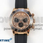 Daytona 116515 QF 1:1 Best Edition RG/Black Dial on Oysterflex Strap SH4130 V11（Gain Weight）