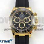 Daytona 126518 YG Clean 1:1 Best Edition Black Dial on Oysterflex Strap DD4131