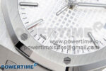 Royal Oak 15510 SS APSF 1:1 Best Edition White Dial on SS Bracelet SA4302 Super Clone V2 (SW Dial) - Image 5