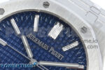 Royal Oak 15510 SS APSF 1:1 Best Edition Blue Dial on SS Bracelet SA4302 Super Clone V2 (SW Dial) - Image 4