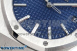 Royal Oak 15510 SS APSF 1:1 Best Edition Blue Dial on SS Bracelet SA4302 Super Clone V2 (SW Dial) - Image 5