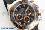 Daytona 116515 QF 1:1 Best Edition Black/RG Dial on Oysterflex Strap SH4130 V11（Gain Weight） - Image 2