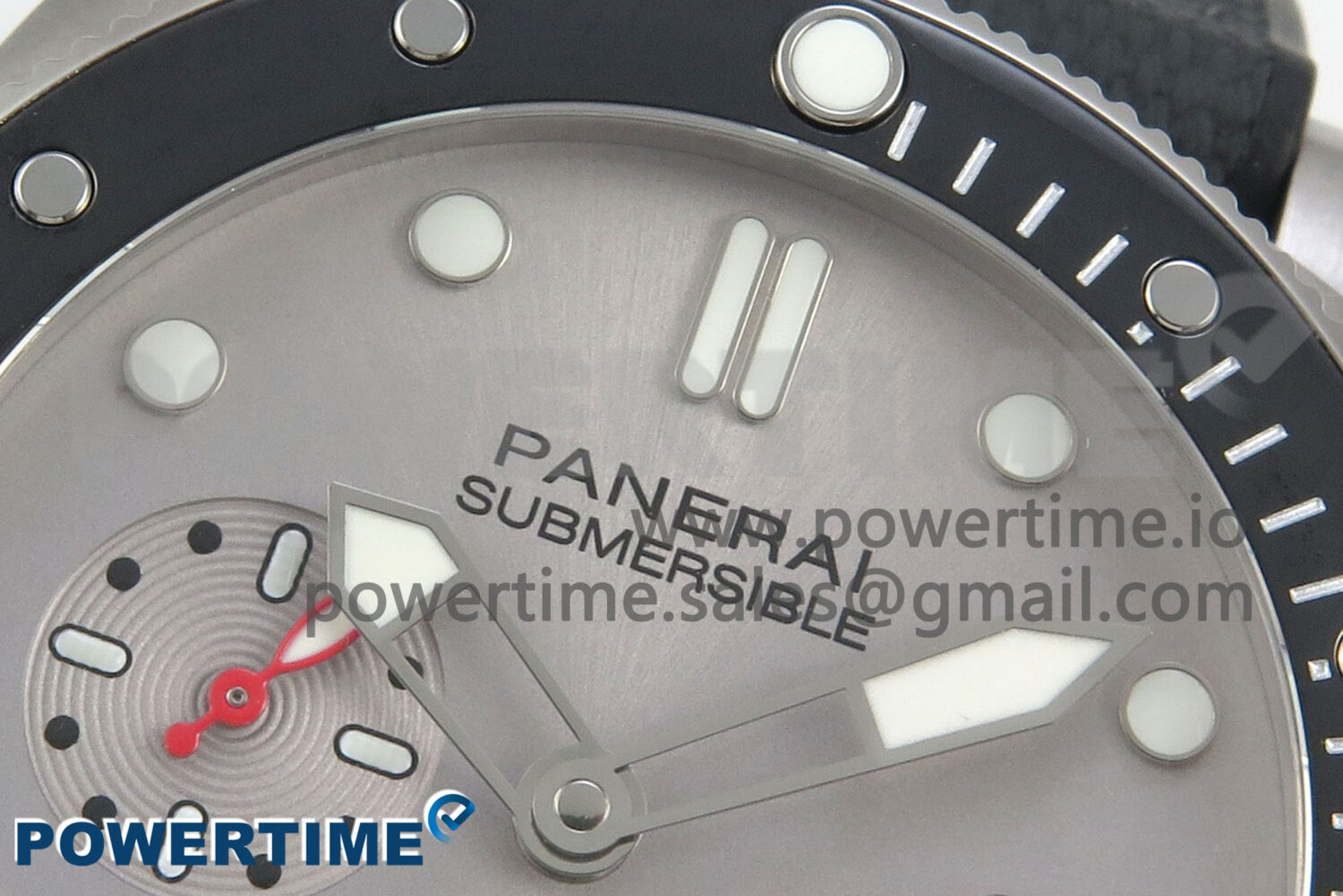 PAM1681 44mm Luna Rossa Submersible VSF 1:1 Best Edition On Gray Fabric Strap P900 - Image 4