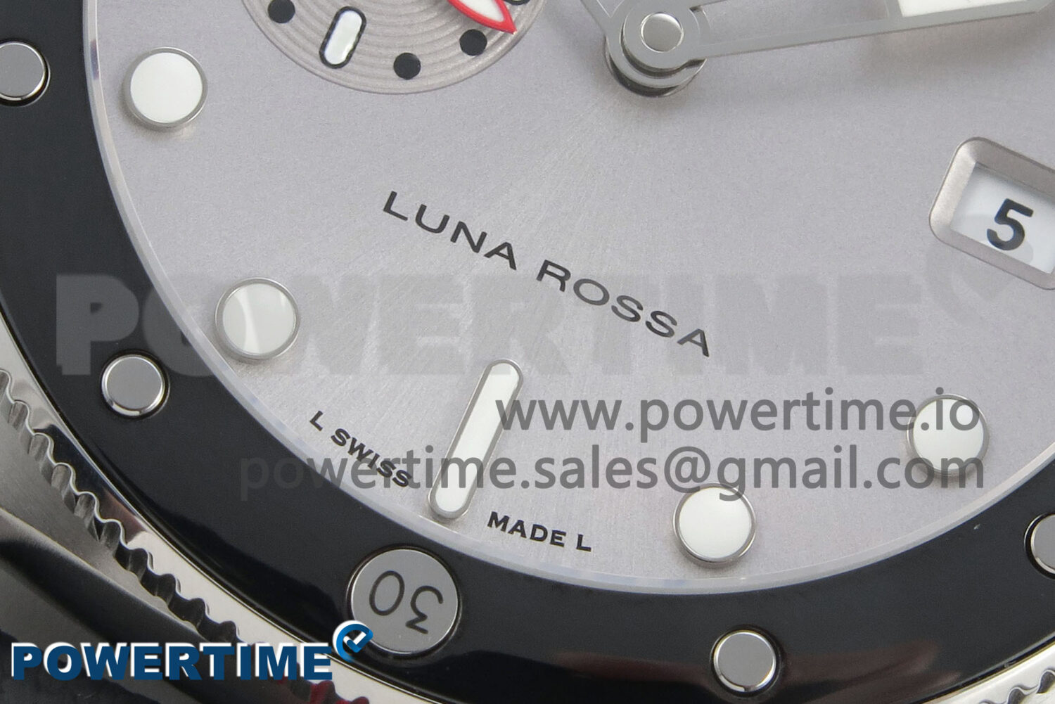 PAM1681 44mm Luna Rossa Submersible VSF 1:1 Best Edition On Gray Fabric Strap P900 - Image 5