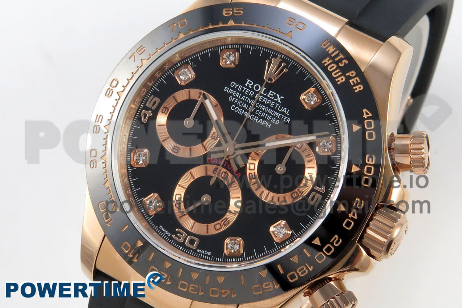 Daytona 116515 QF 1:1 Best Edition Black/RG Dial on Oysterflex Strap SH4130 V11（Gain Weight） - Image 3