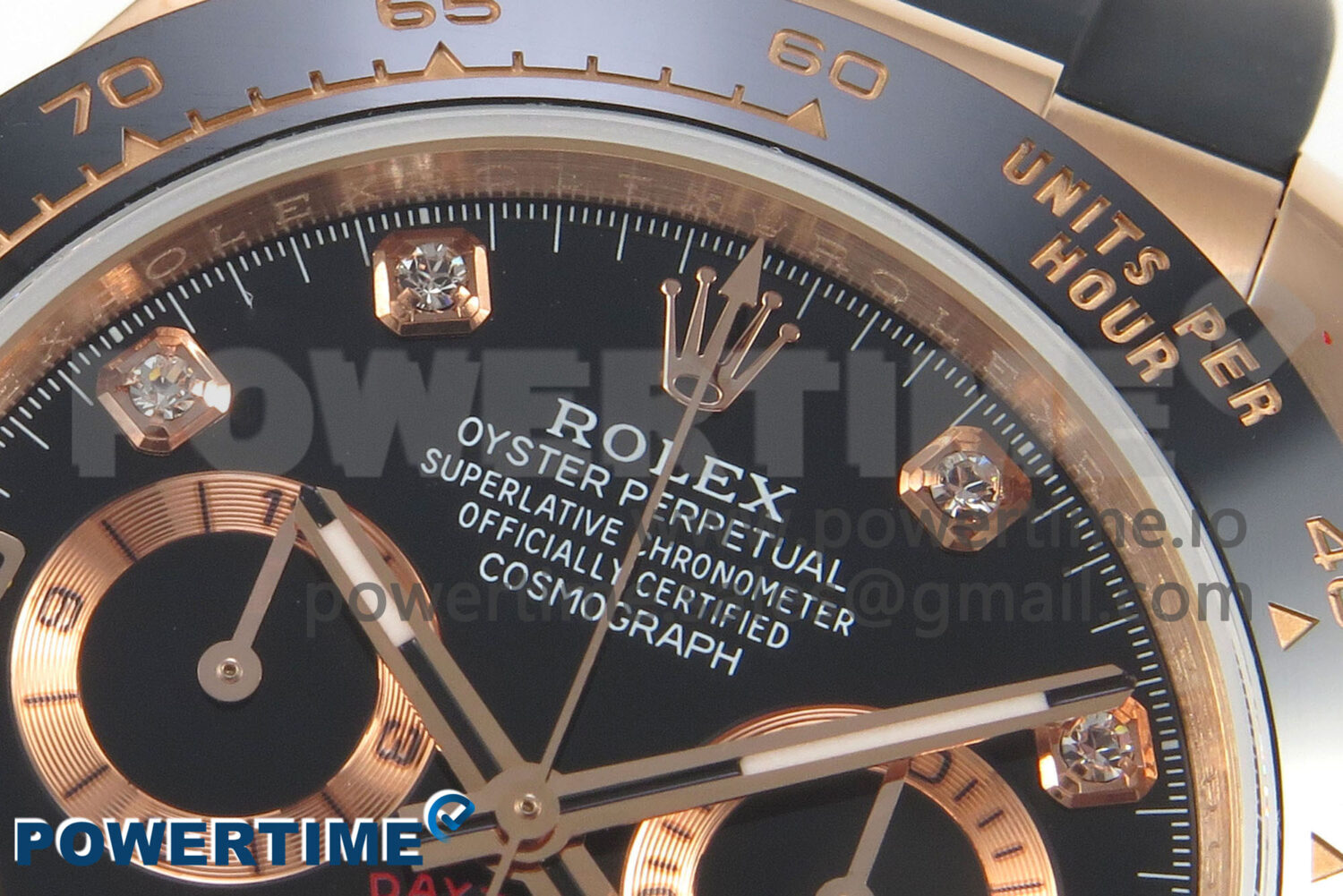 Daytona 116515 QF 1:1 Best Edition Black/RG Dial on Oysterflex Strap SH4130 V11（Gain Weight） - Image 4