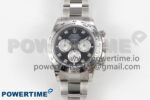Daytona 126509 Clean 1:1 Best Edition Black/SS Dial on SS Bracelet Super Clone DD4131