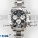 Daytona 126509 Clean 1:1 Best Edition Black/SS Dial on SS Bracelet Super Clone DD4131