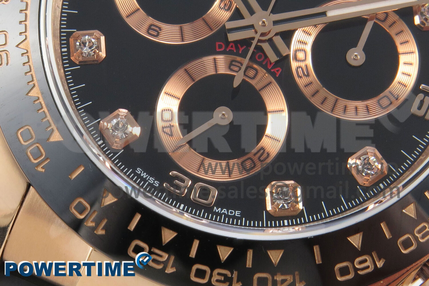 Daytona 116515 QF 1:1 Best Edition Black/RG Dial on Oysterflex Strap SH4130 V11（Gain Weight） - Image 5
