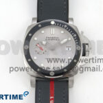 PAM1681 44mm Luna Rossa Submersible VSF 1:1 Best Edition On Gray Fabric Strap P900