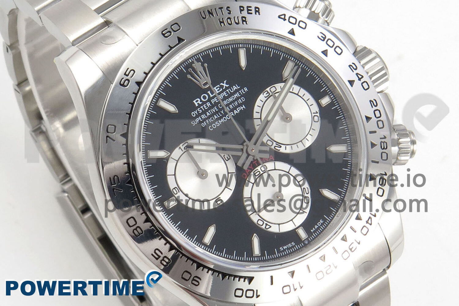 Daytona 126509 Clean 1:1 Best Edition Black/SS Dial on SS Bracelet Super Clone DD4131 - Image 2