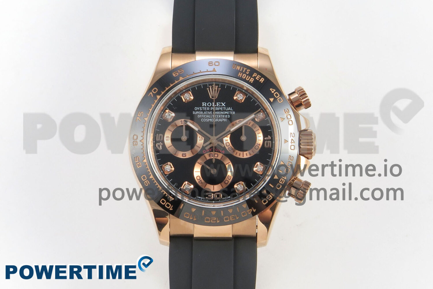 Daytona 116515 QF 1:1 Best Edition Black/RG Dial on Oysterflex Strap SH4130 V11（Gain Weight） - Image 1