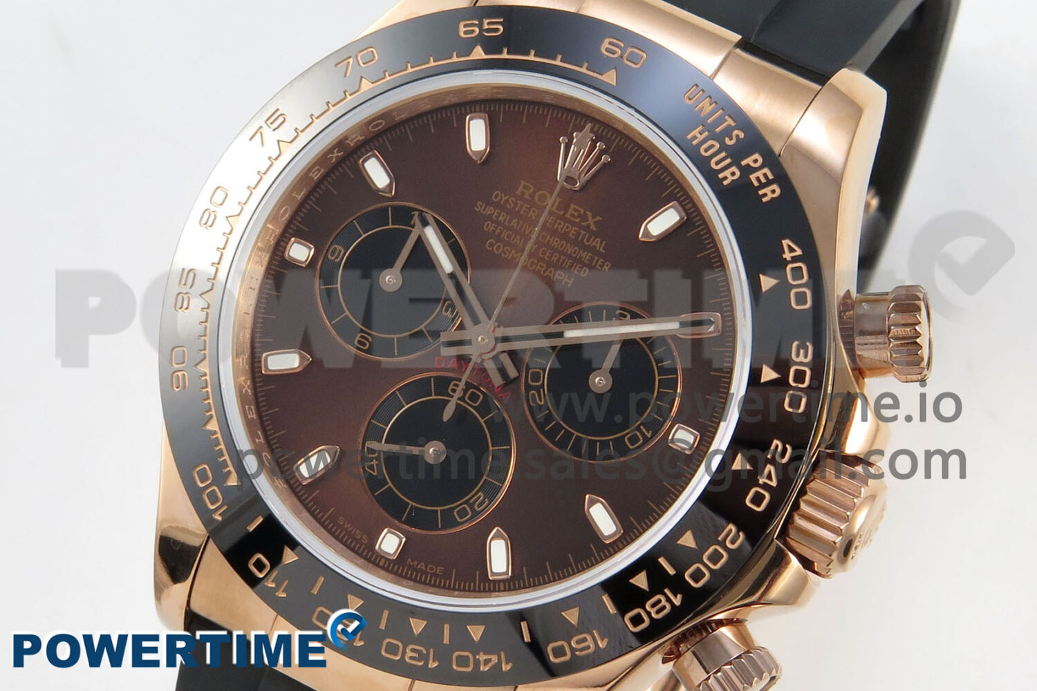 Daytona 116515 QF 1:1 Best Edition Brown/Black Dial on Oysterflex Strap SH4130 V11（Gain Weight） - Image 3