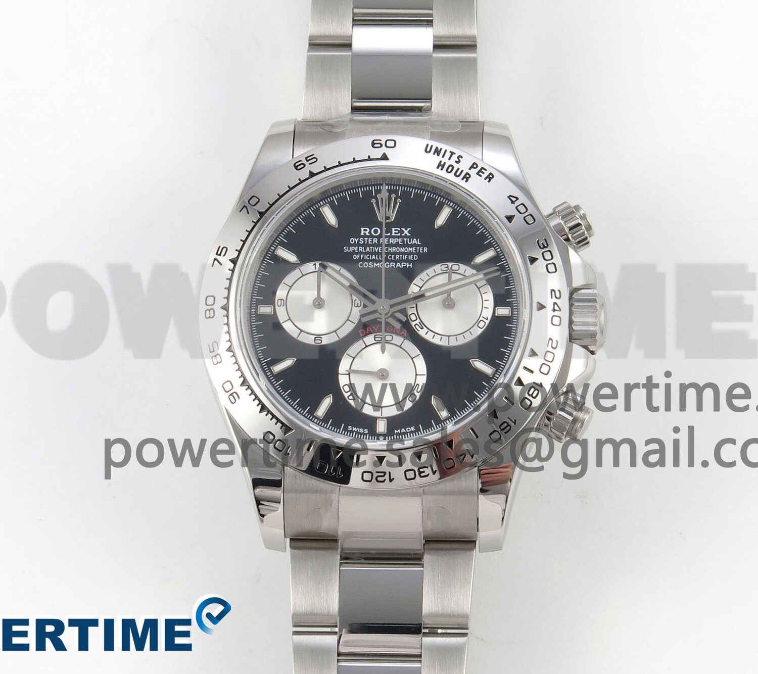 Daytona 126509 Clean 1:1 Best Edition Black/SS Dial on SS Bracelet Super Clone DD4131