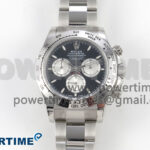 Daytona 126509 Clean 1:1 Best Edition Black/SS Dial on SS Bracelet Super Clone DD4131