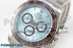 Daytona 126506 904L SS Clean 1:1 Best Edition Ice Blue Dial Sticks Markers on 904L SS Bracelet Super Clone DD4131 - Image 3