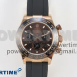 Daytona 116515 QF 1:1 Best Edition Brown/Black Dial on Oysterflex Strap SH4130 V11（Gain Weight）