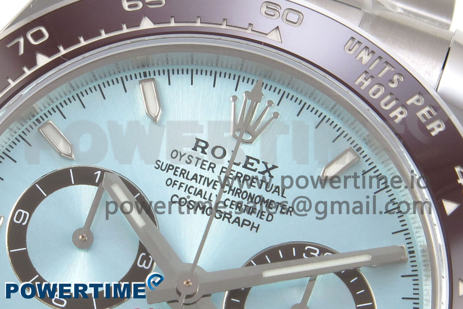 Daytona 126506 904L SS Clean 1:1 Best Edition Ice Blue Dial Sticks Markers on 904L SS Bracelet Super Clone DD4131 - Image 4