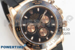 Daytona 116515 QF 1:1 Best Edition Black/RG Dial on Oysterflex Strap SH4130 V11（Gain Weight） - Image 2