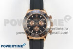 Daytona 116515 QF 1:1 Best Edition Black/RG Dial on Oysterflex Strap SH4130 V11（Gain Weight）