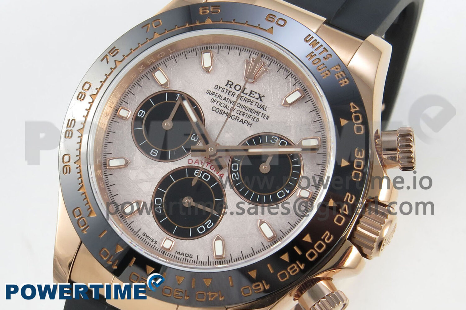 Daytona 116518 QF 1:1 Best Edition Meteorite Dial on Oysterflex Strap SH4130 V11（Gain Weight） - Image 3