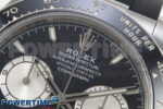 Daytona 126519 SS Clean 1:1 Best Edition Black Ceramic Bezel Black Stick Dial on Oysterflex Rubber Strap DD4131 - Image 4